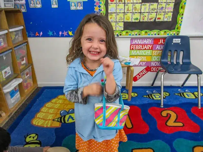 Preschool Girl Smiling